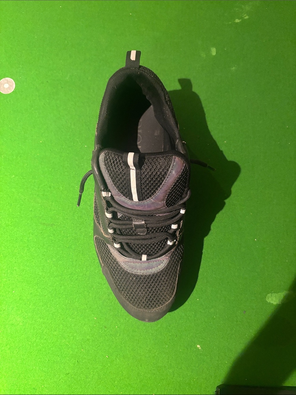 Dior Men's Black Athletic Sneaker with Subtle Purple Accent